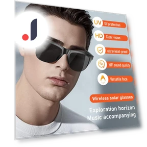 Умная Bluetooth Стерео Гарнитура Очки — Очки и аксессуары, Meiteai-Electronics