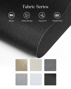 Умные рулонные шторы без сверления, Graywind