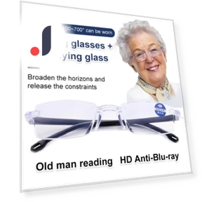 Умные очки для чтения с автоматическим зумом — Очки для чтения, Fashion Glasses M