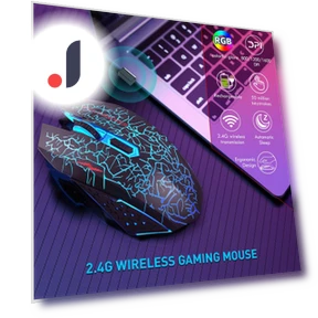 Беспроводная игровая мышь с RGB подсветкой — Коврики для мыши, Uav parts center