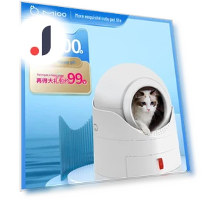 Полуавтоматический умный кошачий туалет с закрытой конструкцией — Лотки, Pets Land