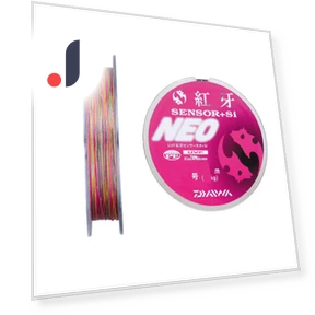 Леска UVF Benga Sensor 300m NEO+Si 0.6 — Плетёная леска, Daiwa