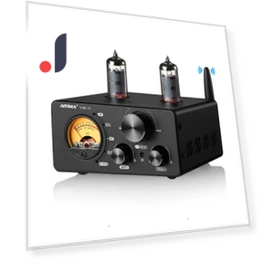 Ламповый усилитель с Bluetooth и VU-метром — Беспроводные адаптеры, AIYIMA