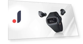Полностью беспроводные наушники с интегрированным Smart Band — Внутриканальные наушники, NOBU JAPAN