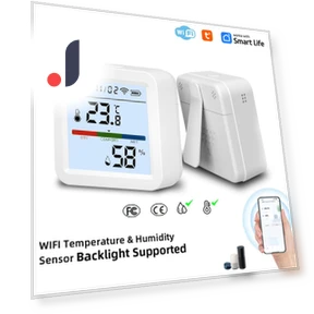 Умный WiFi термометр-гигрометр — Комнатные термометры, YJMP home