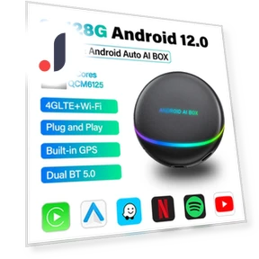 Android Box для автомобиля с беспроводным Carplay и Android Auto — Автомагнитолы, Auto Accessories Home