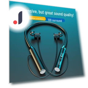 Беспроводная спортивная Bluetooth-гарнитура с шейным ободом — Беспроводные гарнитуры Bluetooth, AI Supermarket