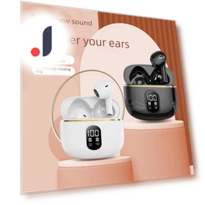TWS True Wireless стерео наушники с дисплеем батареи — Внутриканальные наушники, AI Supermarket