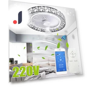 Smart LED Потолочный Вентилятор с Подсветкой — Потолочные вентиляторы, Ideal World