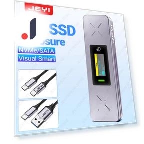 Внешний корпус для M.2 NVMe / SATA SSD — Корпуса, JEYI