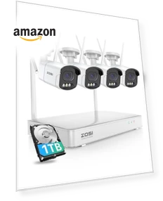 WiFi Security Camera System Outdoor — Камеры наблюдения, ZOSI
