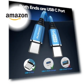 Кабель USB C to USB C, 5-паковка — Кабели, Aurnoet