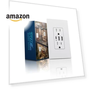 Розетка с USB портами — Выключатели розеток, TOPELER ELECTRIC INC