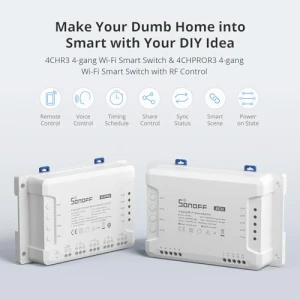 Wi-Fi Smart Switch 4-Channel, Sonoff