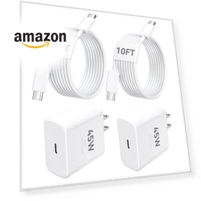 Быстрый зарядный блок USB C, 45W с кабелем Type C-C 3 м — Зарядные устройства, Shenzhen Xihuida Electronics Co., Ltd.