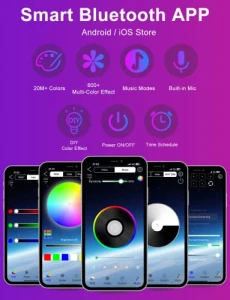 Угловой напольный светильник с RGB LED подсветкой — Светодиодные ленты, Sotipevs