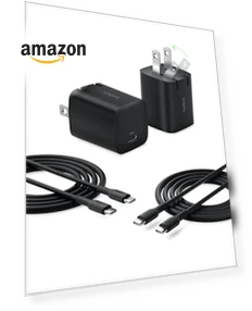 Зарядное устройство USB C 25W (2 шт.) с кабелем — Зарядные устройства, Belkin