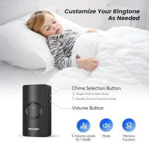 Беспроводная дверная звонок — Видеодомофоны, TECKNET