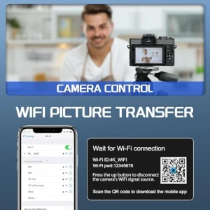 Цифровая камера 4K для фотографии, NBDDIGITAL