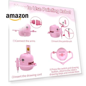 Интерактивный робот для рисования — Обучающие игрушки, ERYMCS