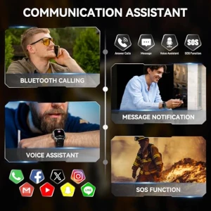 Военные умные часы для мужчин — Умные часы, Bassizo