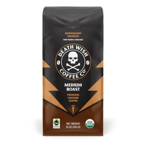 Органический и Fair Trade молотый кофе средней обжарки, Death Wish Coffee Co.