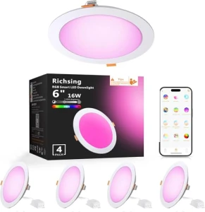 Умные встраиваемые светильники с управлением через приложение и Alexa — Умные лампы, RICHSING