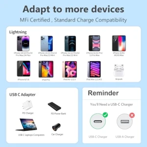 Кабель USB C — Lightning, 5 шт.