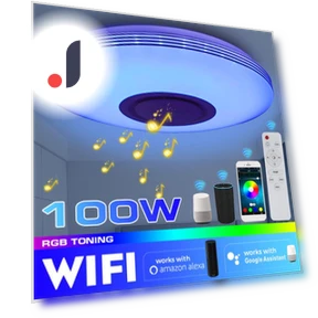 Светодиодный потолочный светильник с Wi-Fi и Bluetooth — Потолочные светильники, Pro DIY Tool