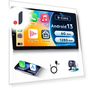Автомобильная магнитола с CarPlay и Android Auto — Автомагнитолы, Kayomart