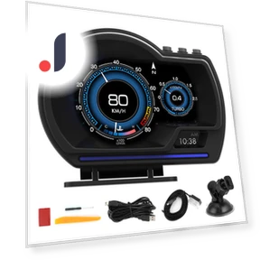 Проекционный дисплей OBD2+GPS Smart Gauge Car HUD — Аксессуары для GPS-систем, TOMTOP JMS