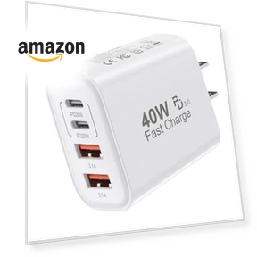 Блок быстрой зарядки USB C 40W, 4 порта — Зарядные устройства, Shenzhen Xihuida Electronics Co., Ltd.