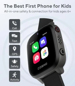 Детские умные часы с GPS-трекером — Детские умные часы, Cosmo