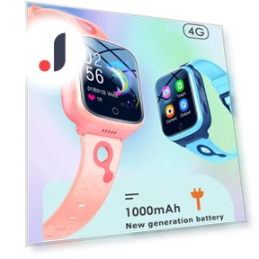 Детские часы 4G с большой батареей — Умные часы, KGG Kids Smart Watch