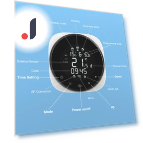 Цифровой регулятор температуры — Управление HVAC, Tuya