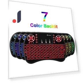 Мини-беспроводная клавиатура с RGB подсветкой — Клавиатуры, OFFICE-MALL