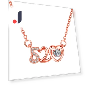 Ожерелье с подвеской Qixi Small Smart 520 — Умные украшения, FOXANRY Jewelry