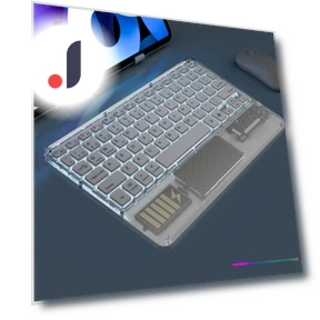Прозрачная RGB Bluetooth-клавиатура с сенсорной панелью — Клавиатуры, Bellatrix