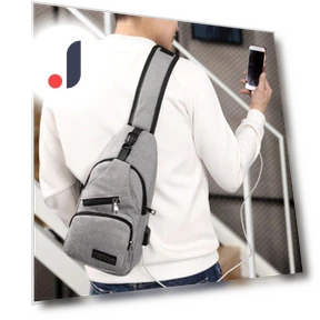 USB умная нагрудная сумка — Повседневные, Cumquat