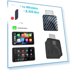 2 в 1 USB беспроводной Carplay адаптер для iOS Android — Bluetooth-адаптеры, World Auto Parts
