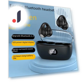 Гарнитура Bluetooth 5.3 Ear Clip с дисплеем — Гарнитуры, AI Supermarket