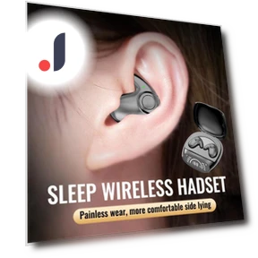 Ультратонкая беспроводная Bluetooth-гарнитура для сна — Наушники, AI Supermarket