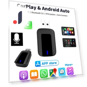 Беспроводной адаптер CarPlay и Android Auto — Автоэлектроника и аксессуары, Meiteai-All