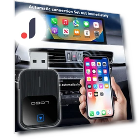 2-в-1 беспроводной адаптер CarPlay и Android Auto — Автомагнитолы, RuJia Home Decor