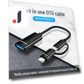 Двойной OTG-адаптер: Type-C на USB для Android — USB-USB, AI Supermarket