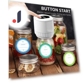 Электрический вакуумный упаковщик Mason Jar Kit — Пакеты для вакуумной упаковки, Good Household Items