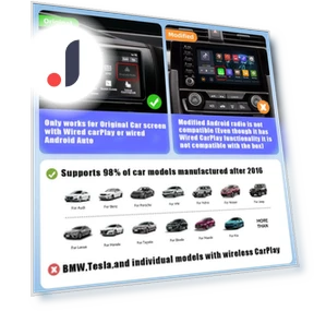 Мини-проводная беспроводная коробка 2 в 1 AI Box Carplay — Автоэлектроника и аксессуары, Cozy Cottage-Relax