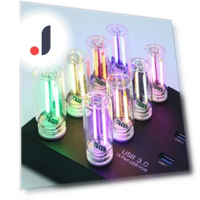 Сенсорная лампа с USB управлением — Напольные светильники, RuJia Home Decor
