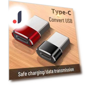 Адаптер Type-C — USB 2.0 OTG — USB-USB, AI Supermarket