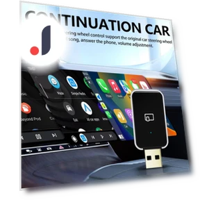 Беспроводная система CarPlay Android Auto 2 в 1 AI Box — Аксессуары для автомобилей, OFFICE-MALL